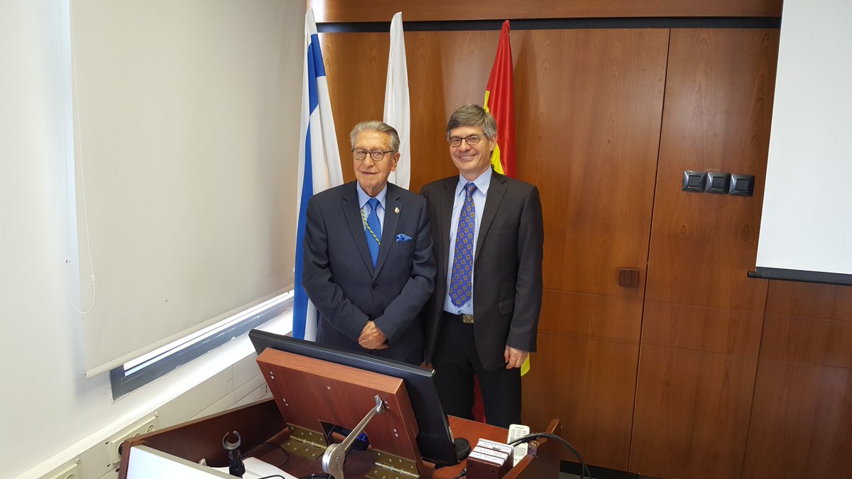 RACEFesp's tweet photo. #RACEF junto a la #UniversidaddeTelAviv,  realizará estudios sobre #LógicaDifusa aplicada a distintas áreas. La autoridad del Dr. #JaimeGilAluja en la materia, la mediación del Dr. #JeanAskenasy y del #ObservatorioRACEF, han favorecido este nuevo acuerdo https://t.co/Bb8rJqPPo3 https://t.co/rRQe6jH1ye