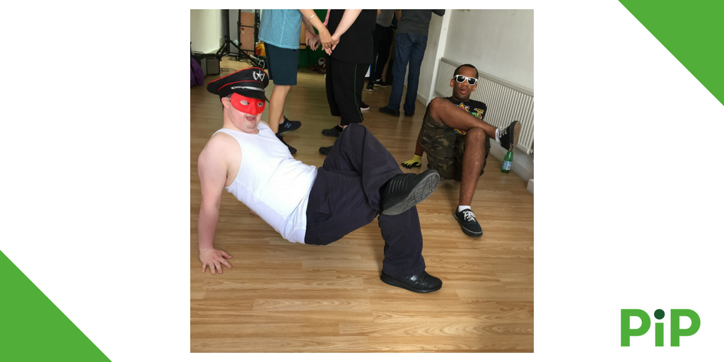 PIPLDN's tweet photo. Marcio and Danny are having a great time in the dance session, learning to #ExpressThemselves through street dance #StreetDance #ExpressYourself #LearningDisabilities #Dance #LearnToMove https://t.co/4AbMf7qM94