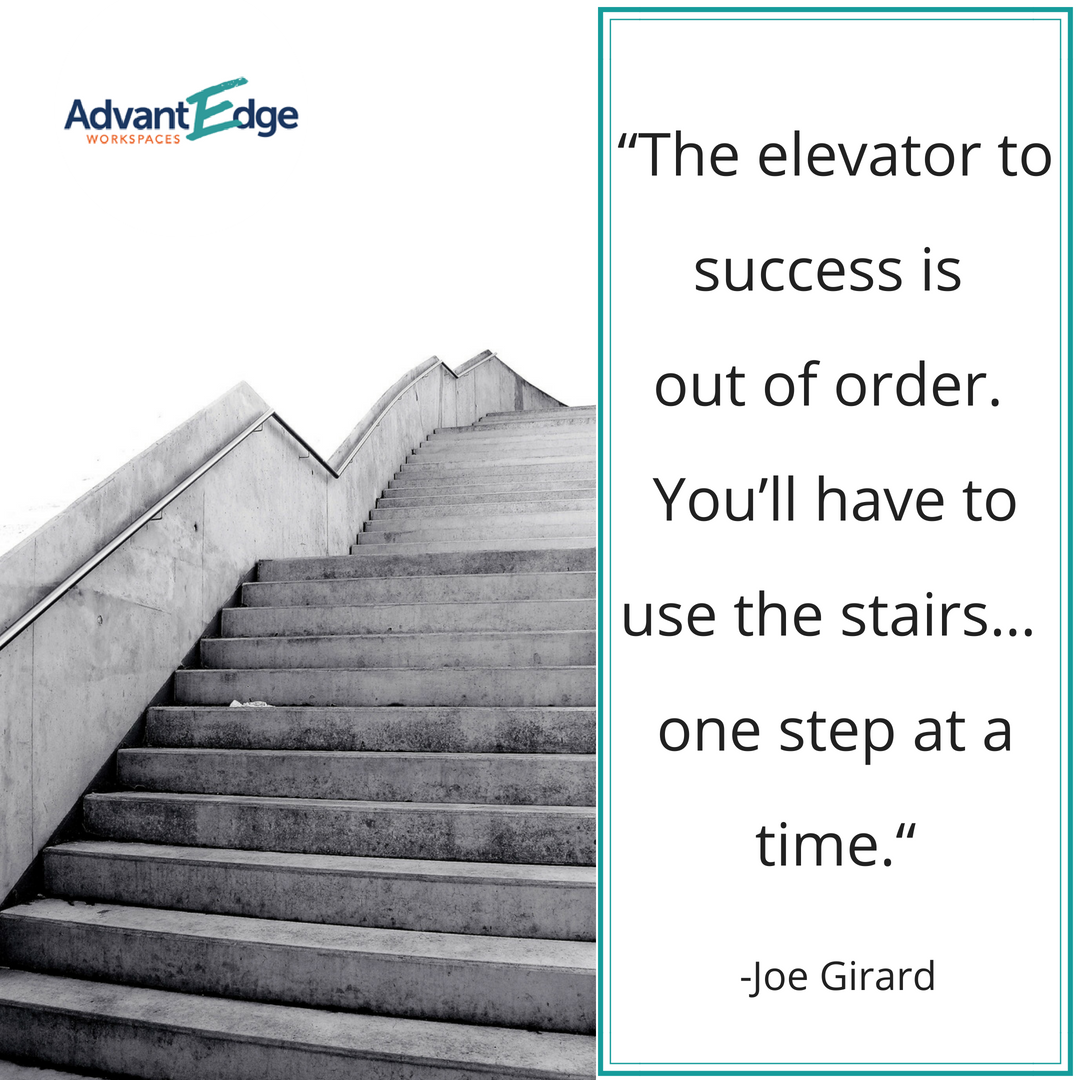AdvantEdgeBC's tweet photo. One step at a time. Keep going. 
#motivation
#advantedgeworkspaces https://t.co/iz91mGdxss