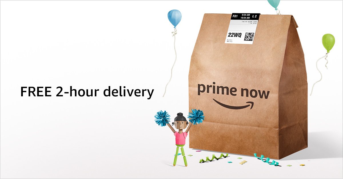 Prime Now on X: #PrimeDay is full of deals you won't want to wait  on! #PrimeNow customers can get their items with 's fastest delivery  yet.   / X