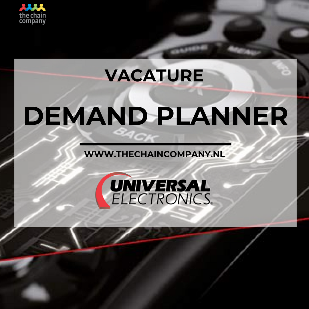 Vacature | Demand Planner | Universal Electronics

Bekijk de vacature of neem contact op met Milou.
🌍Vacature: bit.ly/2NnPHD6
📩Contact: milou.keupink@thechaincompany.nl