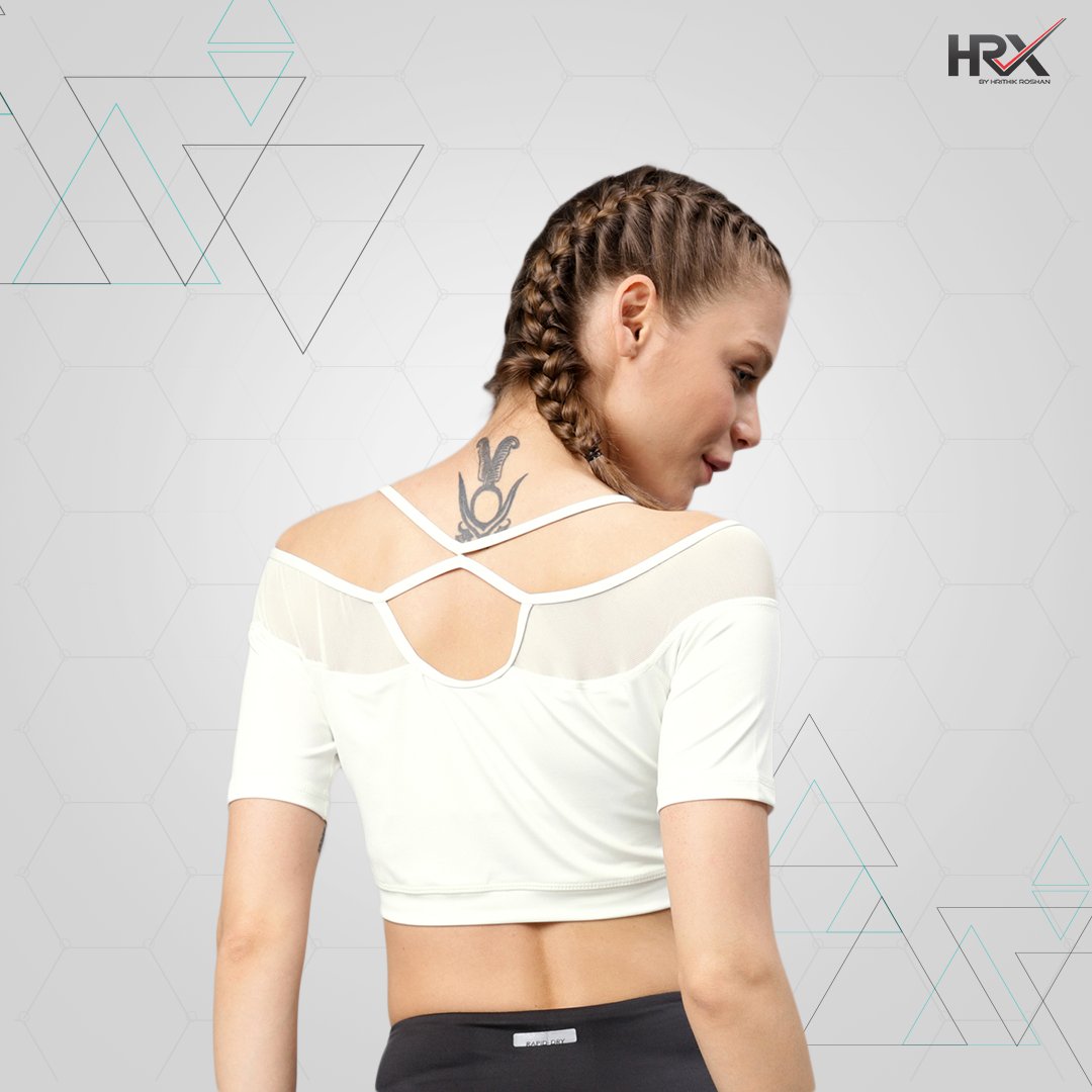 HRX on X: Carry your style every time you workout with #HRX sports bras.  Whether it's edgy backs or it's anti-microbial finish which helps you stay  odour free, we've always got your