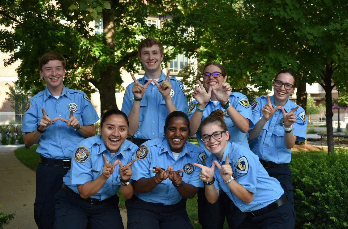 madisonpolice's tweet photo. Our Police Explorers pumped up for the opening ceremonies at Purdue University for Nationals! #NLEEC
https://t.co/Z9xD7I4pKw https://t.co/WfuTPeRRTq