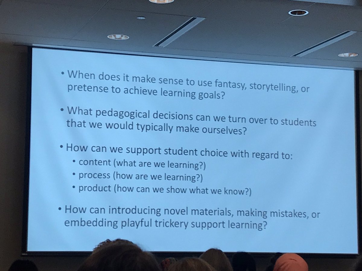 Andrea Sachdeva (@makethinklearn) on Twitter photo Are you asking questions to promote #PlayfulLearning in your classroom? Great questions from #PedagogyOfPlay at #pzc2018 <a href="/ProjectZeroHGSE/">Project Zero</a> Are you asking questions to promote #PlayfulLearning in your classroom? Great questions from #PedagogyOfPlay at #pzc2018 <a href="/ProjectZeroHGSE/">Project Zero</a>