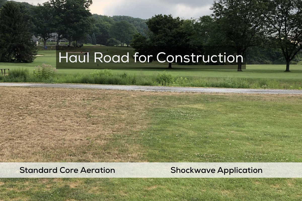 Solutions4Turf's tweet photo. 12 months after using @Imants Shockwave ONCE the area is still out performing the side receiving regular traditional core aeration and seeding. https://t.co/adPF3amWVP