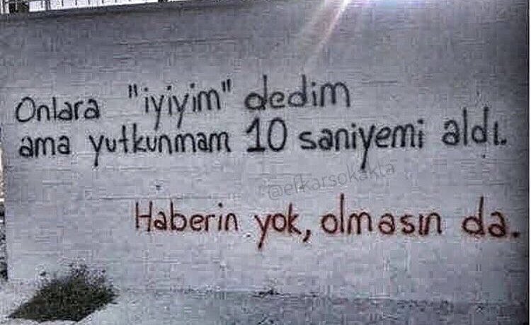 Bilmesin de....

#SevdiğimDuvarYazısı