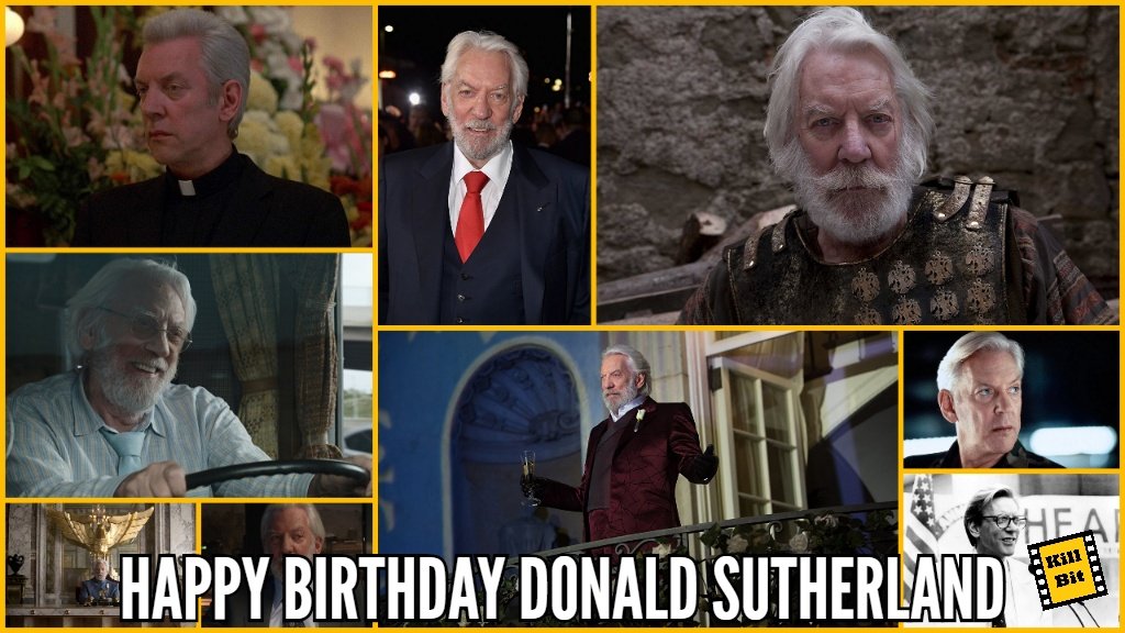 killbit791's tweet image. #killbit #HappyBirthday #cinema #film #curiosità #actor #dvd #films #goodmovie #HOLLYWOOD #movie #movies #moviestar #photooftheday #star #theatre #video #videos #donaldsutherland #hungergames #17july #17luglio