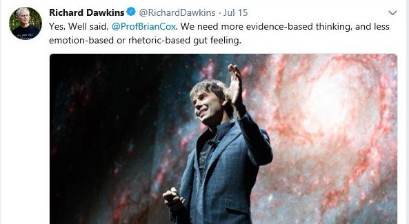 These came a twitter-breath apart.
One of many lessons here - never trust anyone who spells it 'mediaeval'.
#WTF #RichardDawkins
