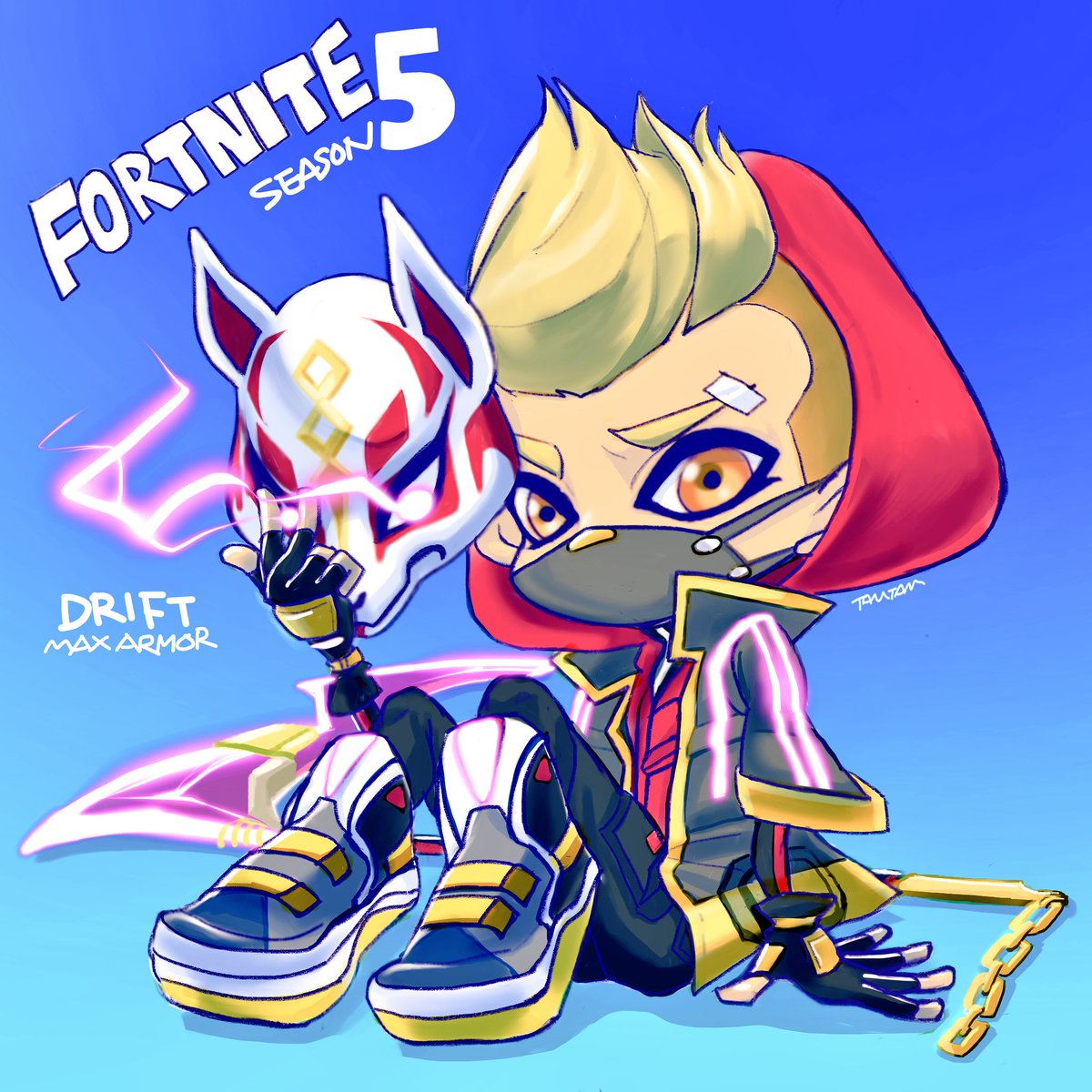 Tam Tam Busy Drift Max Armar Fortnite Fanart Fortniteart Season5 フォートナイト フォートナイトイラスト フレンド募集