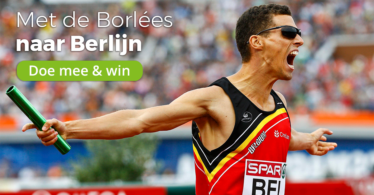 [WIN] Vertrek jij binnenkort samen met <a href="/BorleeOfficial/">The Borlées</a> naar het EK Atletiek? 🏃🏻 Neem snel deel aan onze wedstrijd en maak kans op een 4-daagse trip naar Berlijn! 🇩🇪 Klik hier: crelanberlijn.pgtb.me/BPzPKB