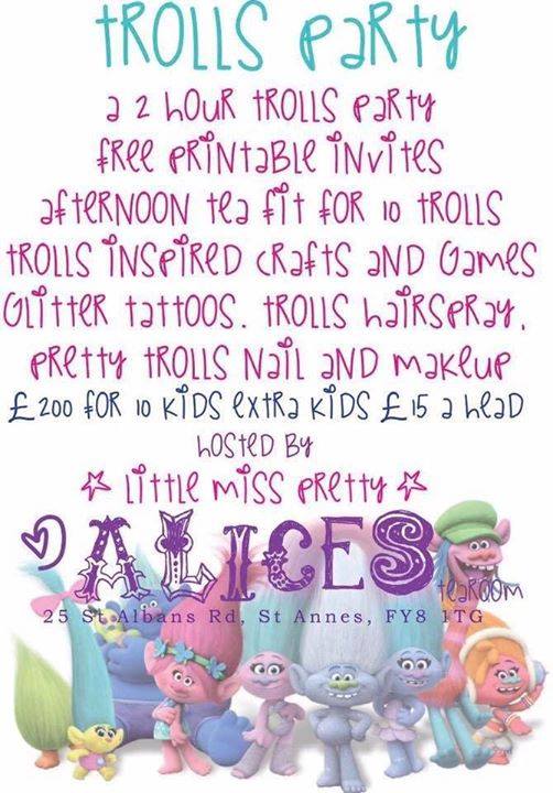 miss_pretty35's tweet photo. Did you know we have a party perfect for any trolls fans!  🌤

🦄Little Miss Pretty doesn’t just cater for unicorns, mermaids or princesses, so be sure to check us out! 💖

🎉 #party #northwest #pamper #kidsparty #trolls #childrensparty 🌸 https://t.co/OI3TP1Wkm6