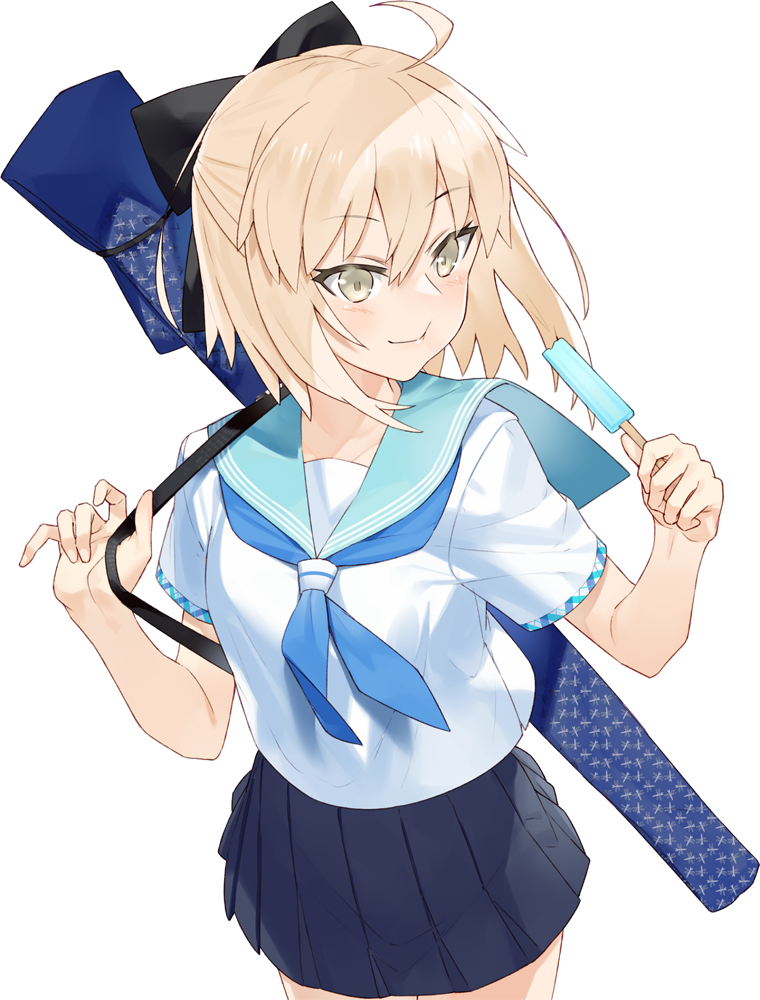 林けゐ Pixivに投稿しました 夏セーラー服沖田 Pixiv T Co Vqdmg3xp