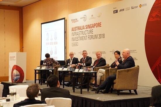 AllardMNooy's tweet photo. Great pleasure to be a panellist at the Closing the #Infrastructure gap in #ASEAN at #ASIIF. Great interactive panel discussion moderated by Nicola Yeomans with Robert Milliner (GIH) Brett Himbury (IFM) Craig Thorburn (Future Fund) Verena Lim (Macquarie) Grant Dooley (ARA) https://t.co/3neDjYyQEP