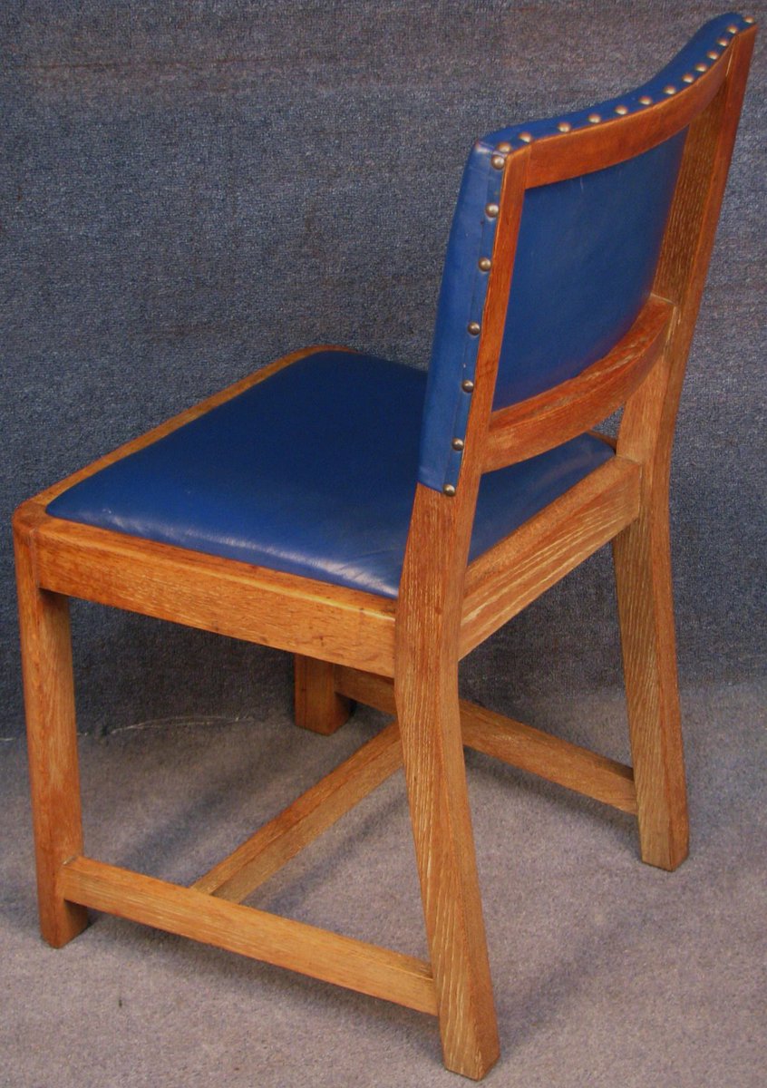 Airport Antiques On Twitter Set Of 4 1930s Solid Oak Blue