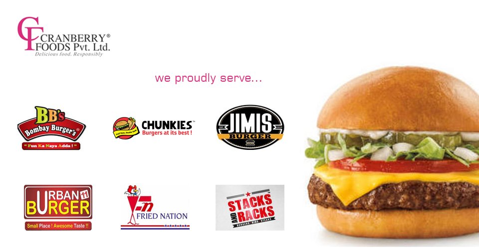 CranberryFoods's tweet photo. Clients are the heart and soul of Cranberry Food's business.
We supply bakery products to some of the very best burger food chain outlets in and around mumbai.
#clientele #BB's #chunkies #jimis #urbanburger #friednation #stacksracks #cranberryfoods #suppliers #bakeryproducts https://t.co/JGBt3pKfzZ
