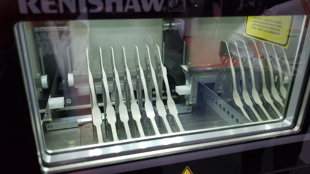 JeffWheless's tweet photo. Lots of #innovation for #3Dprinting technology at #FIA18.    Metallics are coming of age it seems. https://t.co/teWsIKDdHR