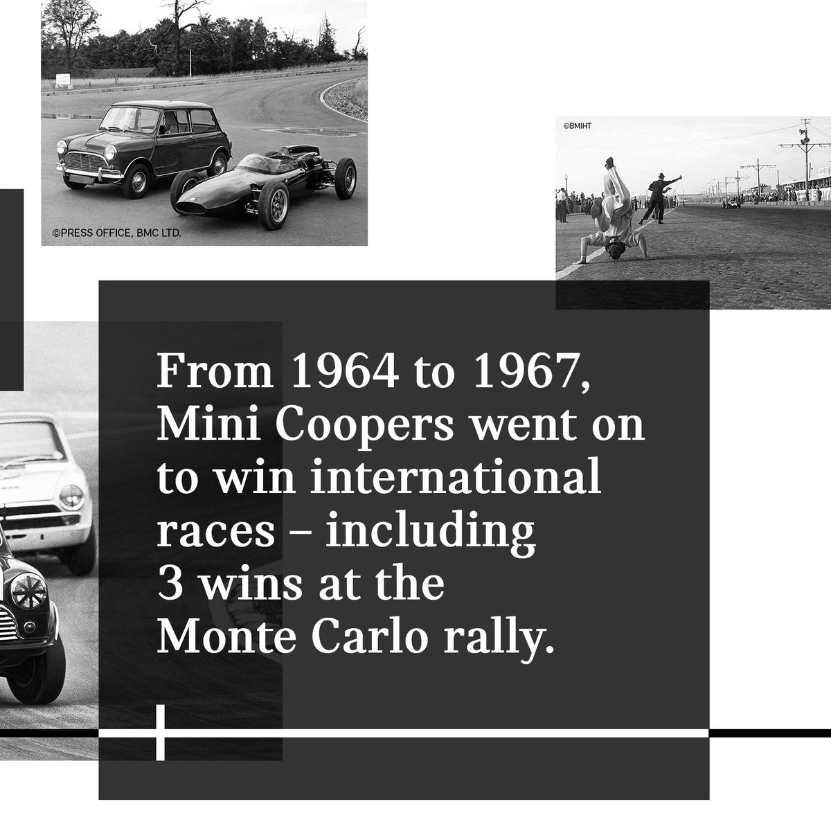 MINI's tweet photo. Happy birthday to the creator of MINI - a man who altered the future of the #ClassicMini. #JohnCooper https://t.co/EOhSFuPZKM