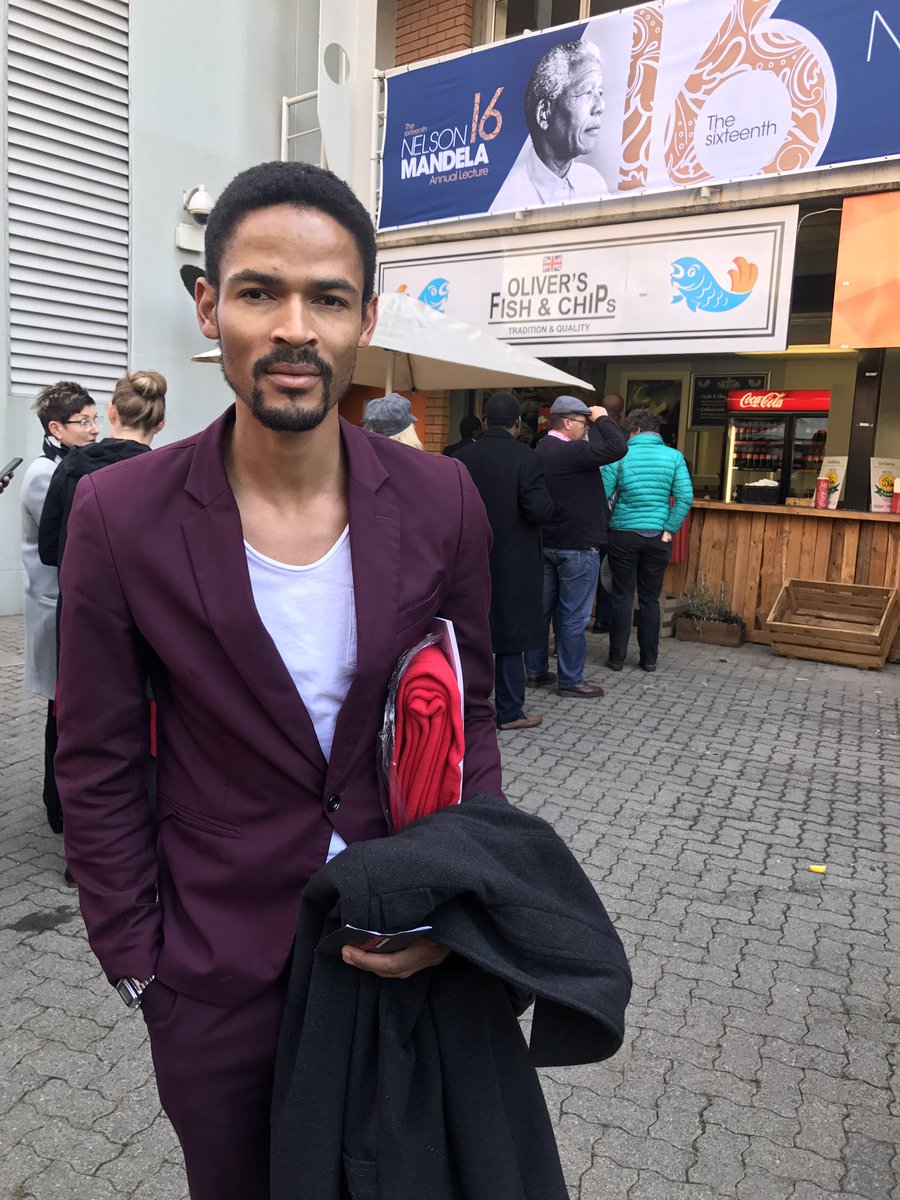 The Star on Twitter: &quot;Skeem Saam actor Eric Macheru says #NelsonMandela represents hope. He says he looks forward to hear former US president #BarackObama deliver the #MandelaLecture here at Wanderers Stadium. #Madiba100 #