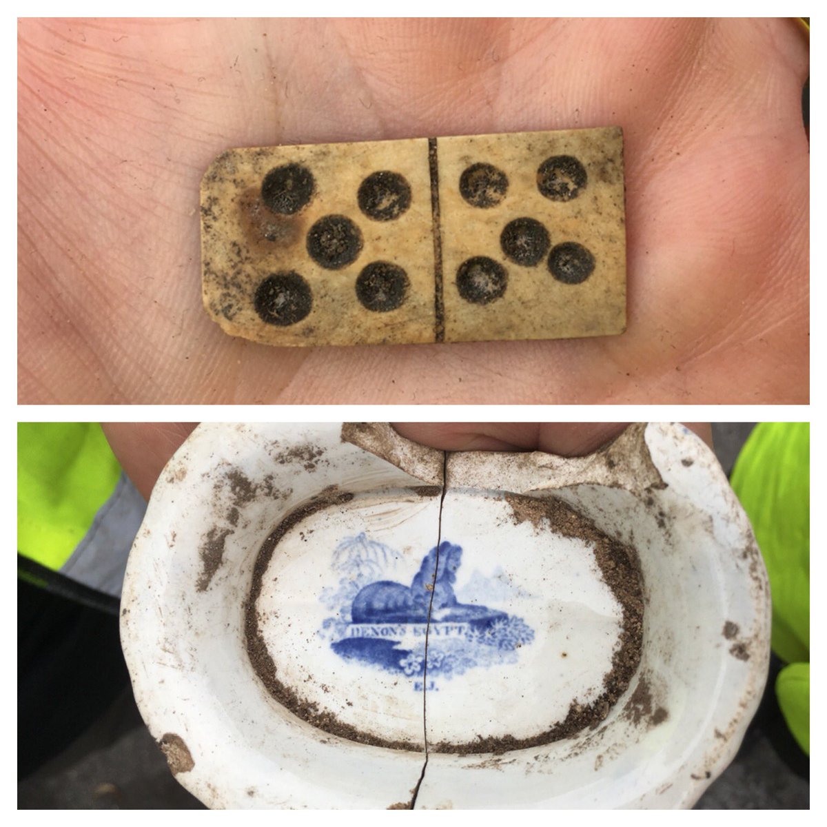 Some of the first finds coming out of the ‘Galkoff’s &amp; Secret Life of Pembroke Place’ project run by @lizjstewart with <a href="/LSTMnews/">LSTM</a> &amp; <a href="/MuseumLiverpool/">Museum of Liverpool</a> excavating 19th-20thC court housing in #Liverpool