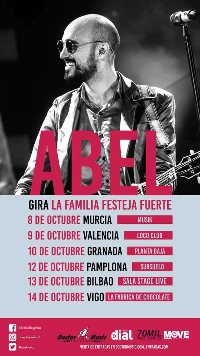 AbelPintos's tweet photo. ¡Buen día querid@s! #LaFamiliaFestejaFuerte regresa a #España 🤠 Entradas disponibles desde el 19 de Julio en https://t.co/UMF15ixK33 y https://t.co/0JGTE78u77 https://t.co/25DFHaDySm