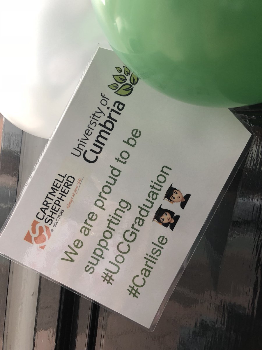 CarolODonoeg's tweet photo. Very proud of our @CumbriaUni & students - congratulations to all on your special #UoCGraduation week #Carlisle https://t.co/7NUx9y33Iv