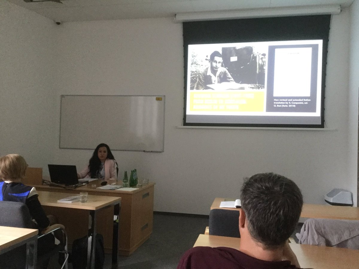 jrc_academics's tweet photo. #EAJS2018 #s2103 @martinamampy on #book #collections of scholars and esp. #hebrew #manuscripts in the Nauheim Collection and how they got there. #provenance research brings us closer to the idea of collecting, the purposes of #chronicles and #networks of texts https://t.co/1wAgkQIXLt