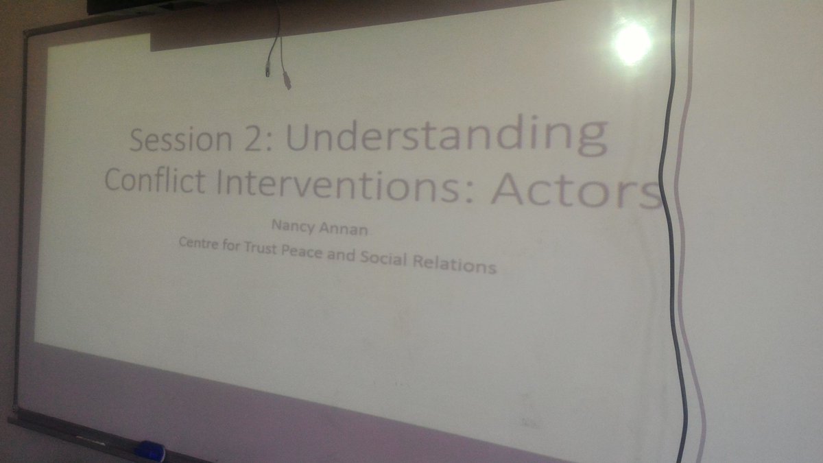 Barlasb's tweet photo. Afternoon sessions with Nancy Annan: Understanding Conflict Interventions @LauraEPayne @AlpOzerdem @FusunOzerdem @GlobalPeaceW @CTPSR_Coventry https://t.co/sTCOjlyFVr