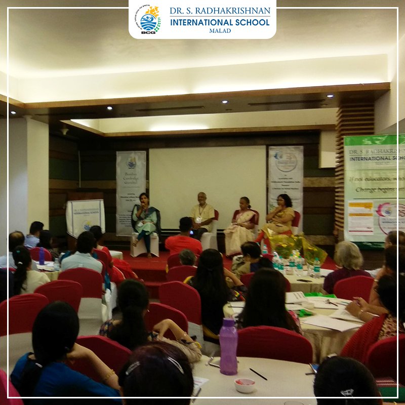 DSRIS_Malad's tweet photo. The 1st day of 'Education without Borders' was successful and a wonderful learning experience for all the teachers present. This will help educators to adopt new and beneficial methods to care for students.
#Day1 #TeachersSeminar #DSRIS https://t.co/H16K5Kjc3V