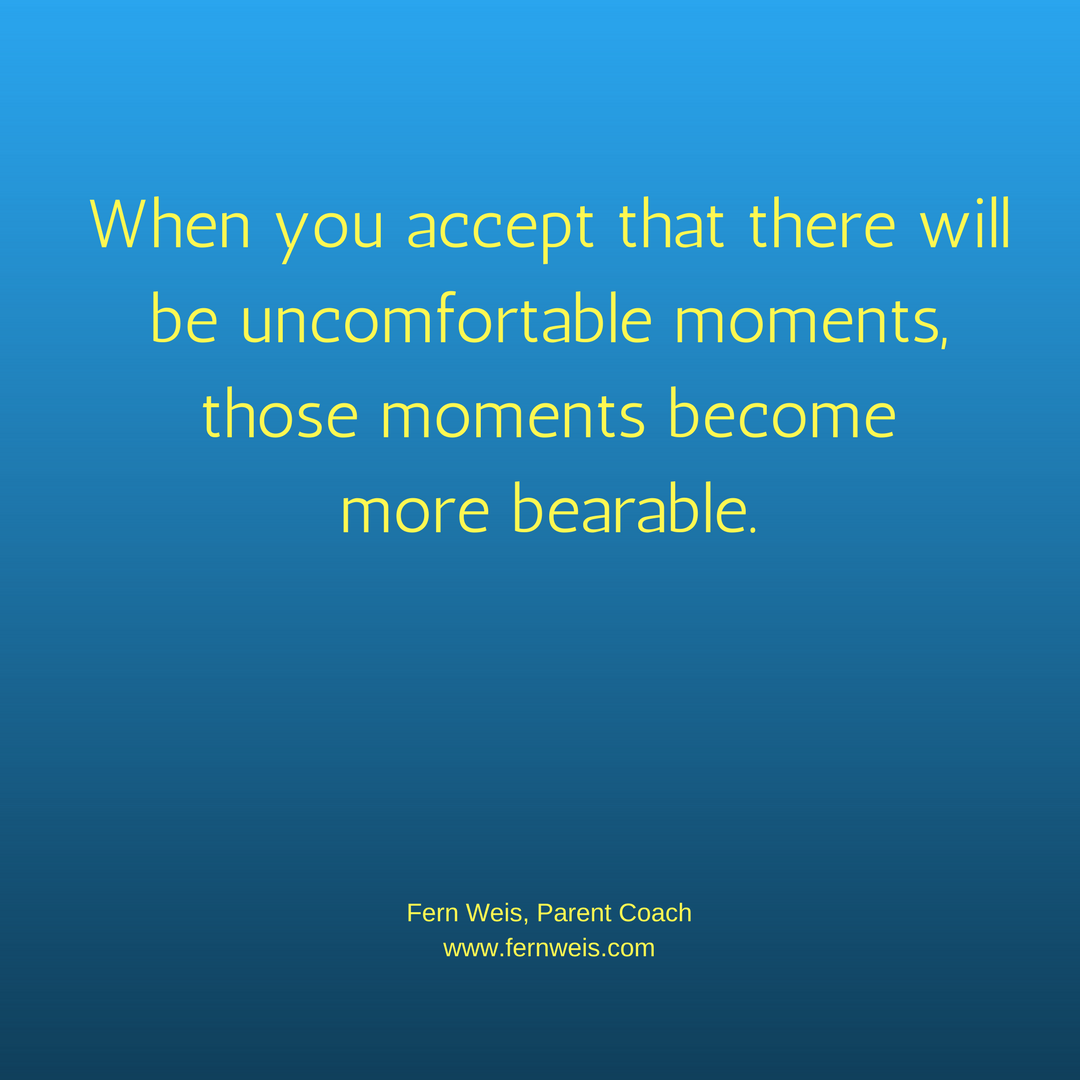 ParentTeenGuide's tweet image. &quot;When you accept that there will be uncomfortable moments, those moments become more bearable.&quot;  #acceptance #faceyourproblems #bethecalm