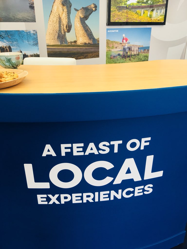 Not just about golf at <a href="/TheOpen/">The Open</a> today! Visitors are enjoying our tastings of traditional #dundeecake from #goodfellowandsteven bakery #carnoustiecountry