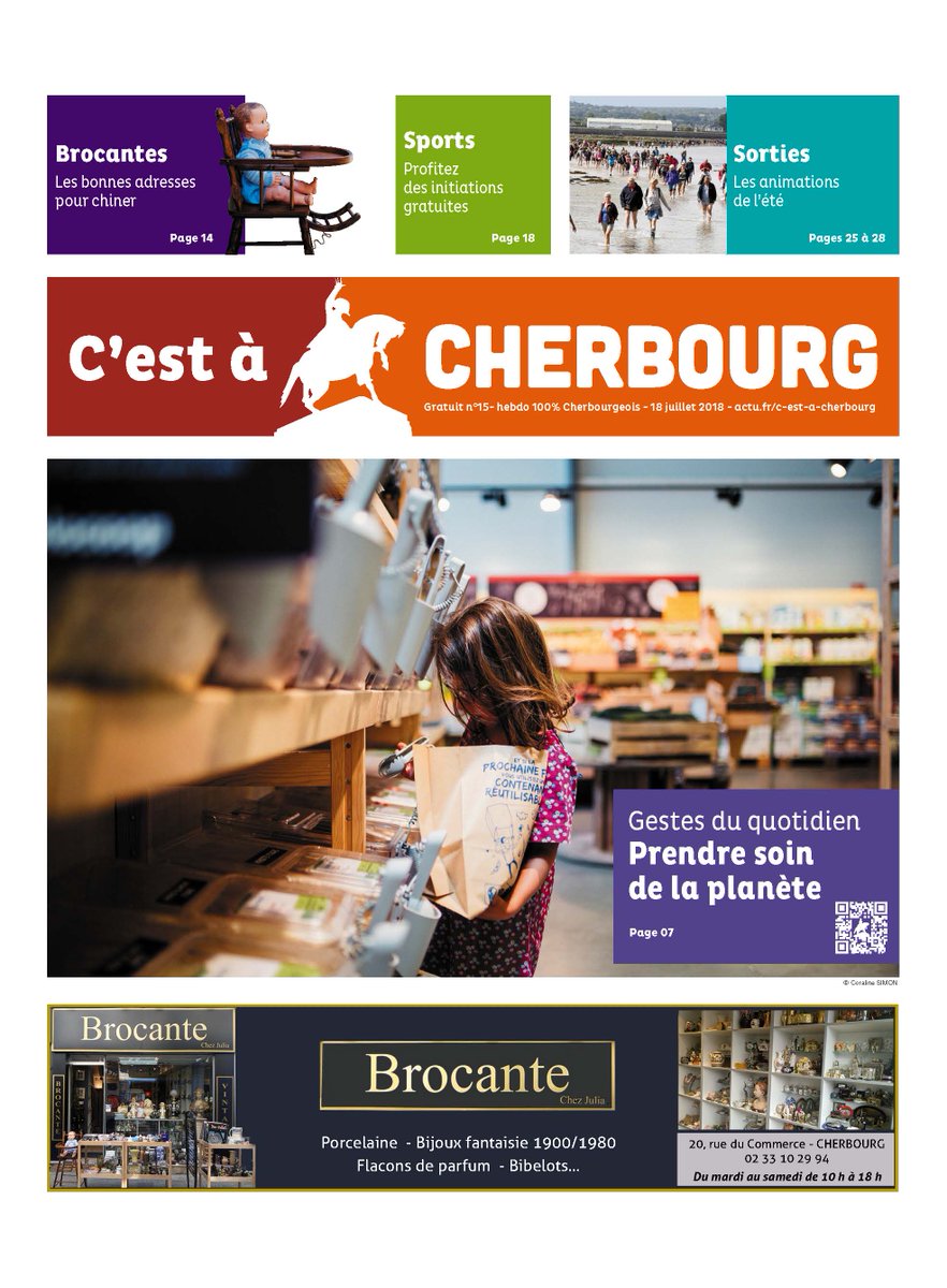 cestacherbourg's tweet photo. Le numéro 15 de @cestacherbourg est en ligne, en attendant la version papier demain dans les bacs : https://t.co/Xr29MhgyTo #cherbourgencotentin #notrepremierTweet https://t.co/Ty099nhKTg