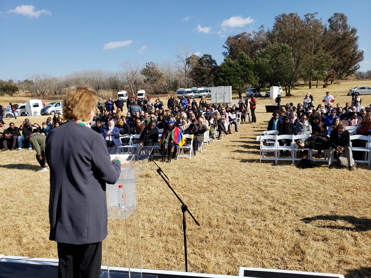 ShamilIdriss's tweet photo. Honored beyond words that @TheElders chose 3 programs of @SFCG_ among the 100 #SparksOfHope with tree planting for each.  Elder @MaryRobinsonCtr and supporter @richardbranson on hand to share in celebration! #WalkTogether https://t.co/SkBID7JZgf