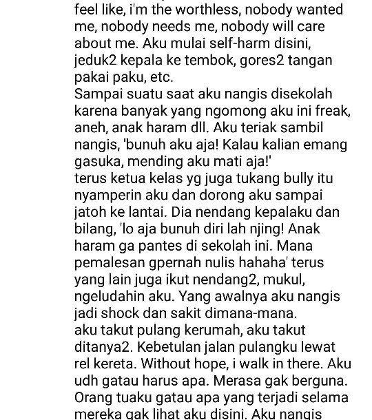 HelloAvelin_'s tweet photo. Cerita ini gwa dapet dari komenan Chanel youtuber favorit gwa.
Jadi buat kalian yg merasa kaya kak ARA ini jangan sungkan" buat cerita ke orang terdekat/keluarga yg bisa lu percaya lu.. :))

Moga bermanpaat https://t.co/1sMOAOppG7