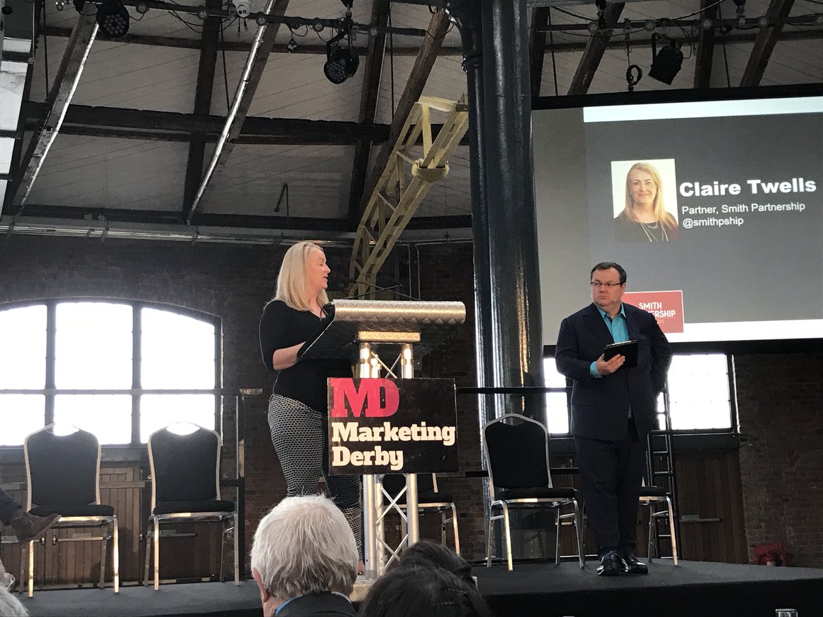 shrewsruss's tweet photo. Our very own Claire Twells on stage at the Derby Property Summit. @dps2018 @MarketingDerby @smithpship https://t.co/3uDd4Ky7Ug