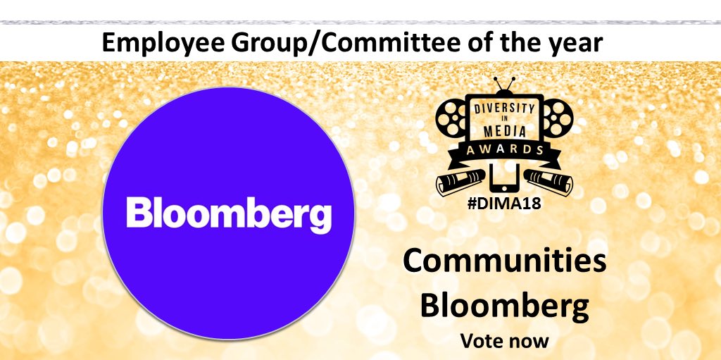 DiMAwards's tweet image. Would you like Communities at Bloomberg to be awarded a DIMA? (Diversity In Media Award) vote now through our website. Voting closes on Sunday 22nd July at 23:59. diversityinmediaawards.com #DIMA18 #bloomberg #bloombergcommunities  @business