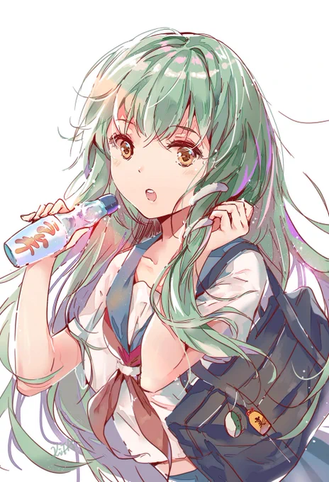 #東風谷早苗
夏 ラムネ セーラー服✨ 
