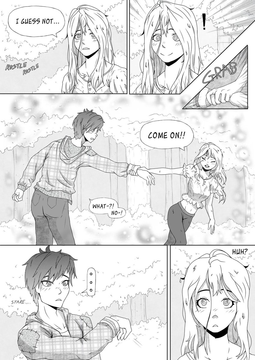 AskalanAkagi's tweet photo. My first attempt at making a manga page XD it’s not perfect but it was great practice and learning for future manga’s I want to do! It’s also a small sneak peek of a scene from LoeHog! Look forward to that! #art #manga #askalan #loehog #anime #original https://t.co/nQ73IEKpia