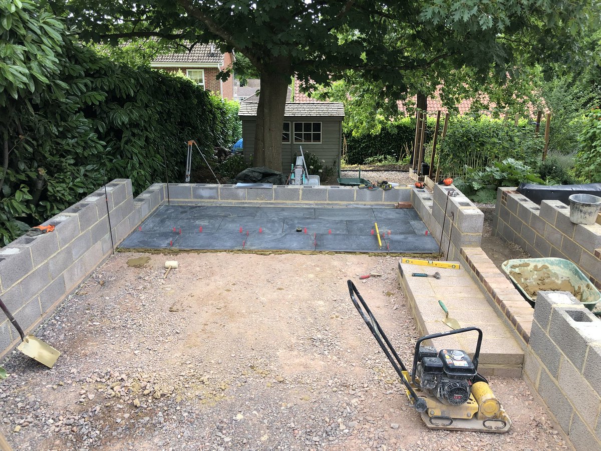crgroundwork's tweet photo. In Romsey we’re laying Italian porcelain slabs on the new evening terrace. #colinrogersgroundwork #avizestructuralengineering #tealsgardeningservices #italianporcelain #eveningterrace https://t.co/ECXGvyQ3vm