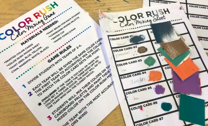 theartofed's tweet photo. The Best Color Mixing Game to Play With Your Students @ARTschukei #artsed #theArtofEd  https://t.co/aBux65kCSa https://t.co/QqMBMvHPcn