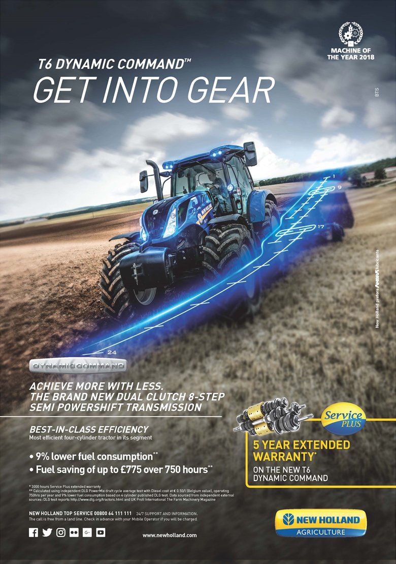 The New T6 Dynamic Command makes its debut at the Royal Welsh Show 2018, come and find out the 8 Features this transmission has as well as 5 years Extended Warranty!! #6DaysToGo