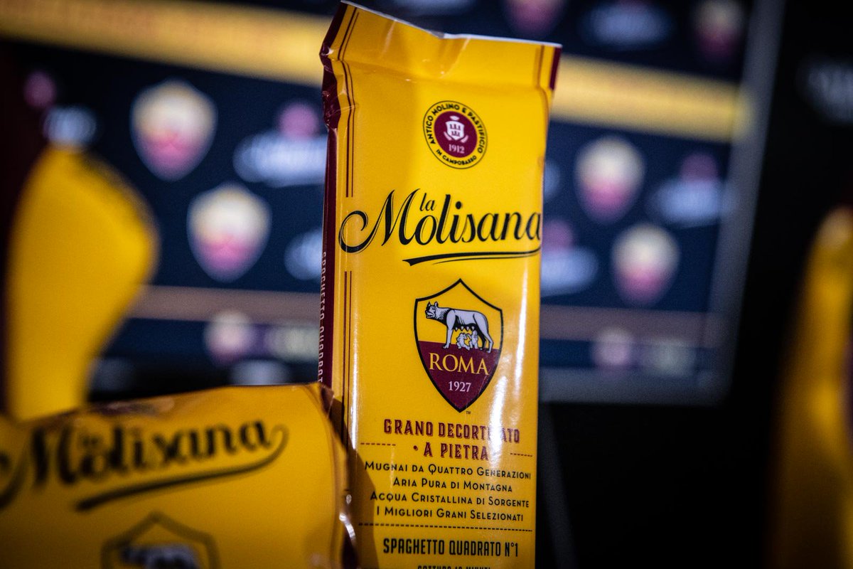 Da settembre #PastaLaMolisana sarà presente nei principali negozi della grande distribuzione con l’edizione speciale #LaPastaDellaRoma. <a href="/OfficialASRoma/">AS Roma</a>
