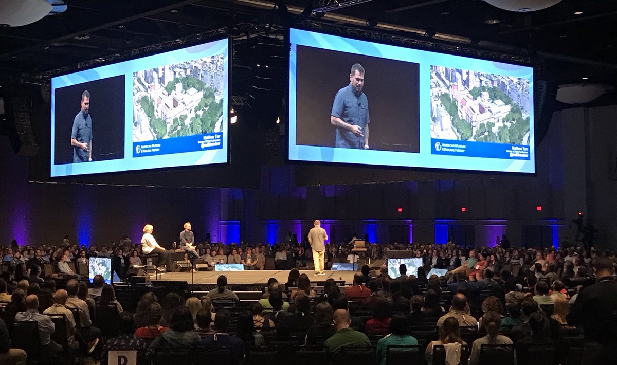 tessnetwork's tweet photo. "Do not indiscriminately sprinkle technology into your organization in the hopes that, like magical pixie dust, it will make you relevant". Matthew Tarr, Director of Digital Architecture @AMNH at #TLCC2018

#VR #AR #technology https://t.co/4jSy8gPtda