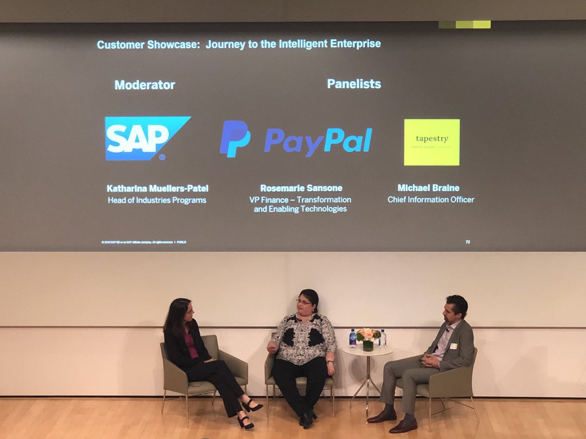 “Involving SAP has become imperative for our journey.” – Rosemarie Sansone, <a href="/PayPal/">PayPal</a> VP Finance - Transformation &amp; Enabling Technologies #SAPIABC