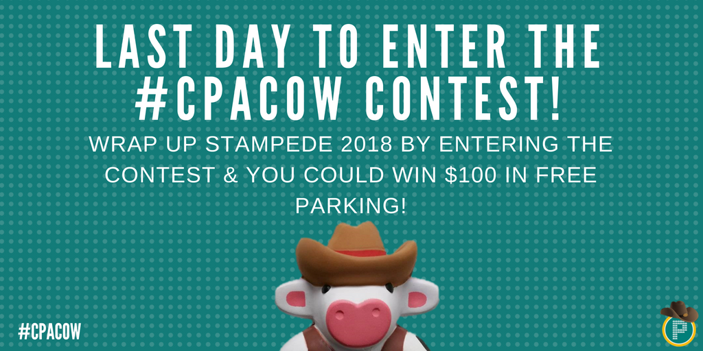 CalgaryParking's tweet photo. Today is the last day to enter the #CPACow Contest! Show us your Stampede pictures of your cow before time runs out! https://t.co/kVFQePgvav