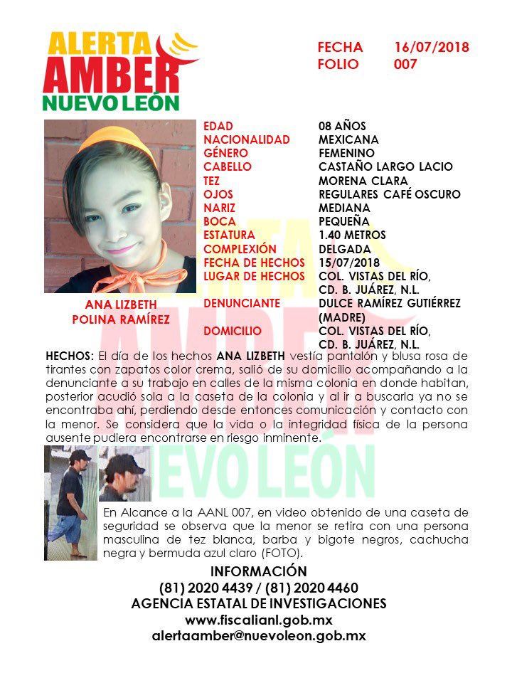 MARIOGAMEZTV's tweet photo. #AlertaAmberNL RT https://t.co/8Zym62a9dL