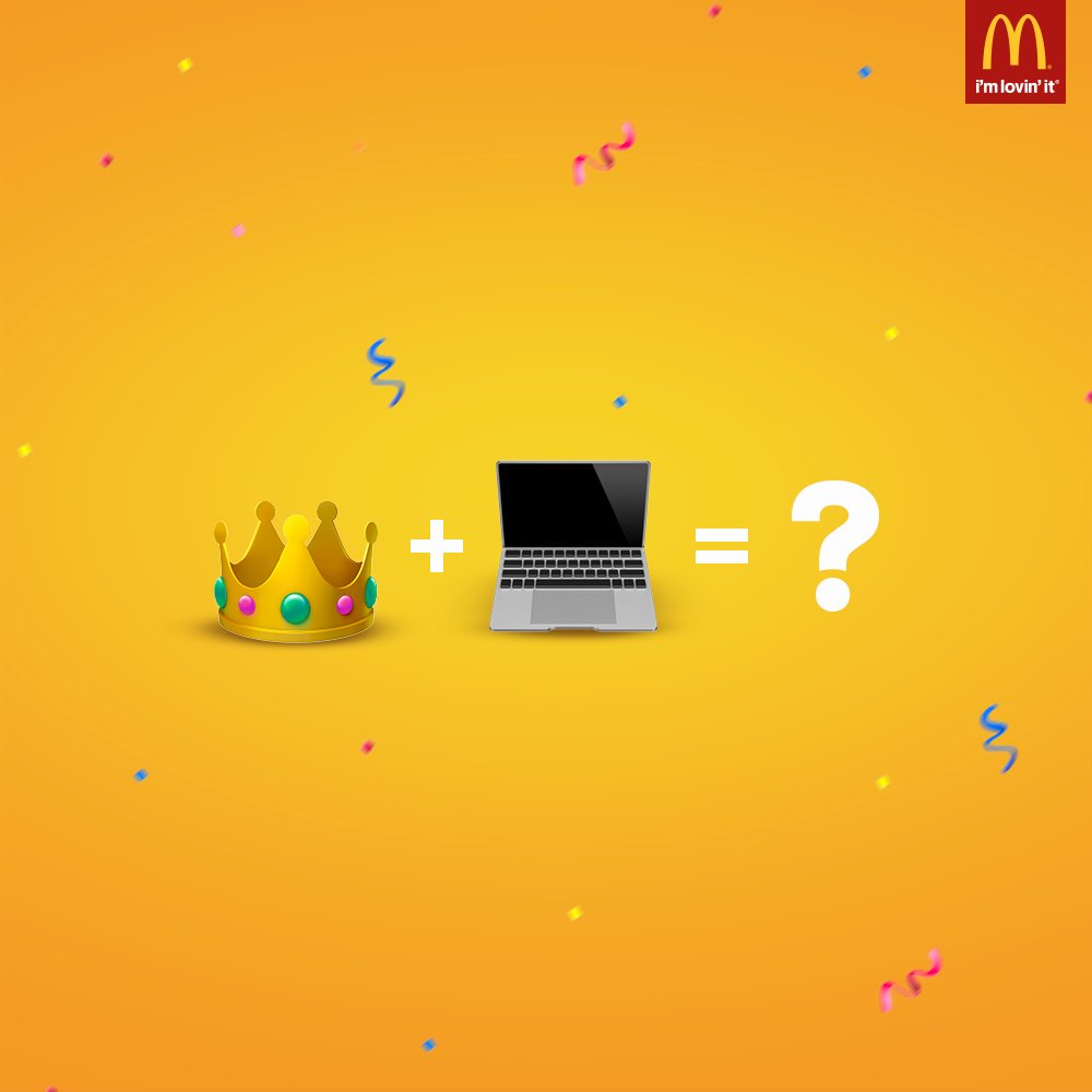 mcdonaldsindia's tweet photo. Question 3 is our favourite! Can you guess this burgers name? #WorldEmojiDay #ContestAlert https://t.co/IvV81Iqooo