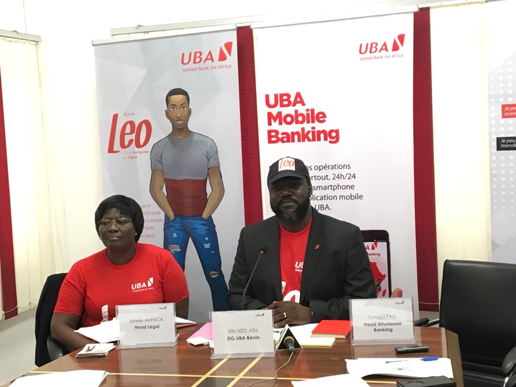 UBABenin's tweet photo. Mot de bienvenue du Directeur Général de @UBABenin Mr @AsuEllis à la conférence de presse du lancement de Léo le banquier virtuel de UBA #LéoAuBénin #UbaBénin #AfricasGlobalBank #wasexo #team229 #Bénin #Banque #DigitalBanking #InternetBanking #VirtualBanker https://t.co/F85X42jCGV