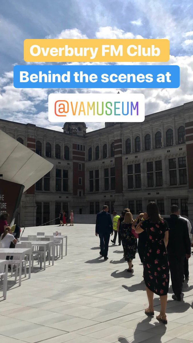 Overburyplc's tweet photo. Go behind the scenes of the @V_and_A in London with #FMclub - follow our Instagram stories today to come along! https://t.co/Q8NS2newSm https://t.co/UboH6sM8NL