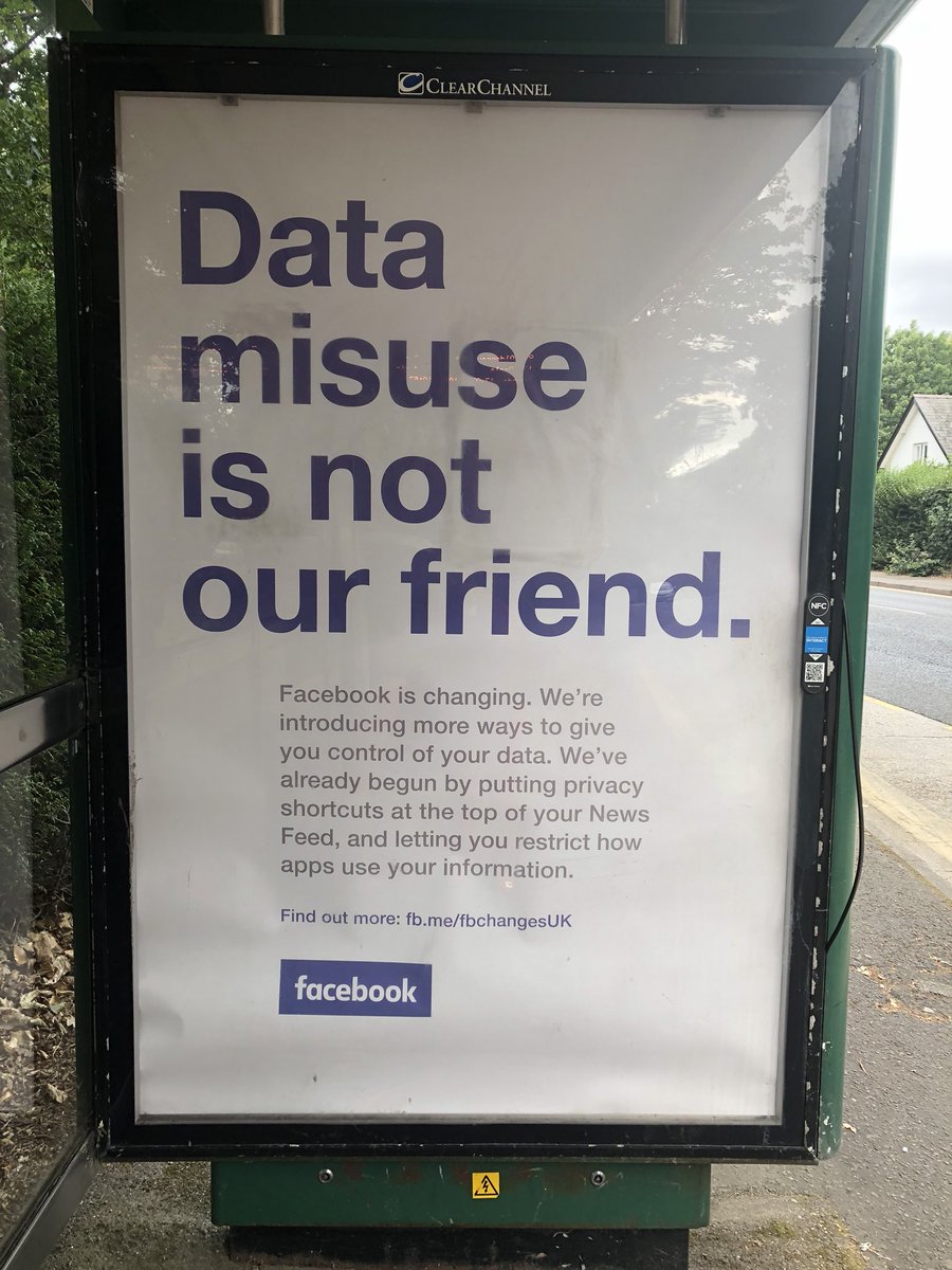 Xamreen_Ashraf's tweet photo. When #Facebook tries to regain people’s trust @TrustRepairBU https://t.co/s3fIQ7i7q4