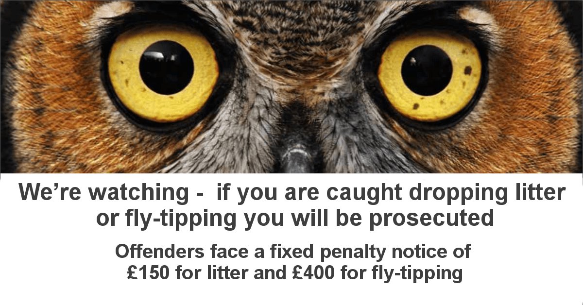 From today (Tuesday July 17) anyone caught dropping litter, including  cigarette ends, will be handed a £150 Fixed Penalty Notice and £400 for  fly-tipping. You can read the full press release here:
